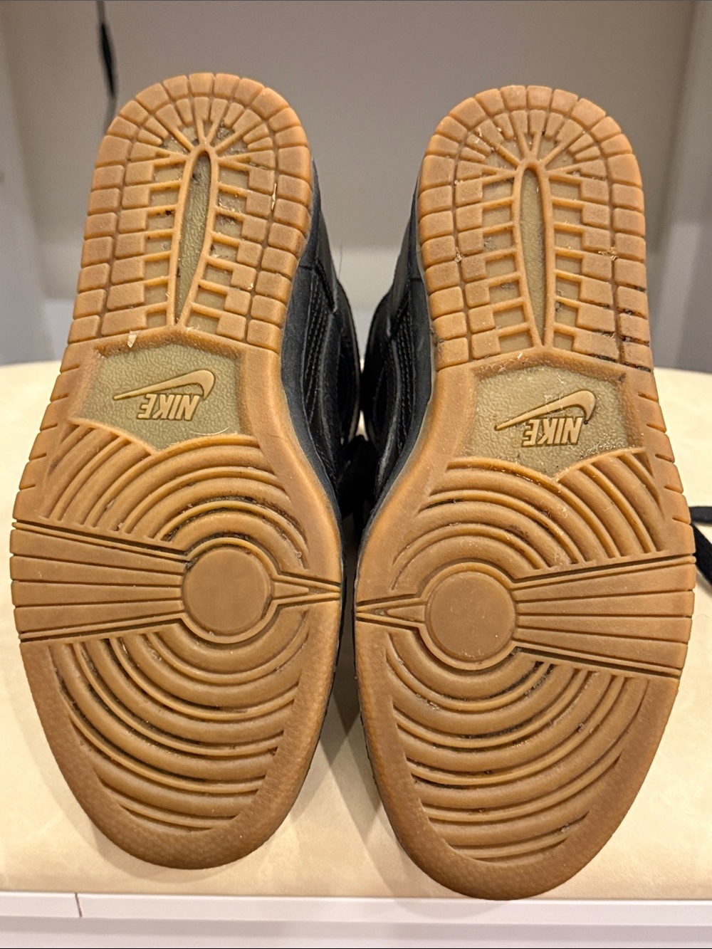 Nike Black High-Top Sneakers with Gum Outsole - Picture 6 of 6